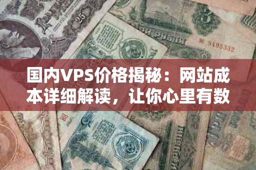 国内VPS价格揭秘：网站成本详细解读，让你心里有数！