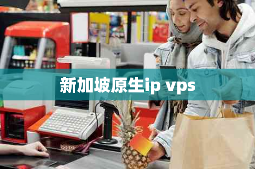 新加坡原生ip vps