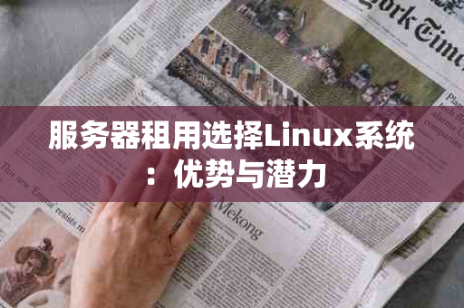 服务器租用选择Linux系统：优势与潜力