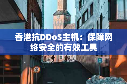 香港抗DDoS主机：保障网络安全的有效工具