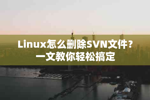 Linux怎么删除SVN文件？一文教你轻松搞定
