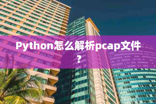 Python怎么解析pcap文件？