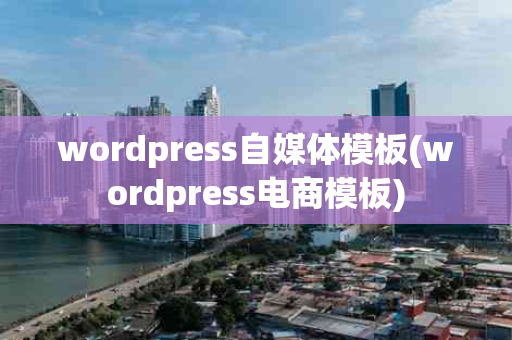 wordpress自媒体模板(wordpress电商模板)