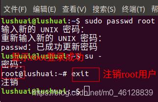 在某些Ubuntu版本或定制版本中，如果已按照上述方法启用了Root用户并修改了登录配置，你可以在登录界面直接输入root作为用户名，然后输入之前设置的密码来登录。