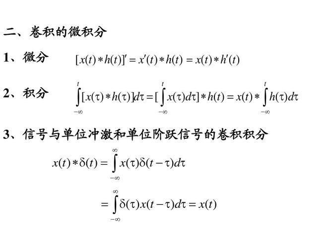 卷积的数学表达