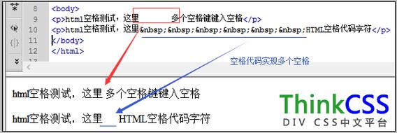 进阶HTML空格写法