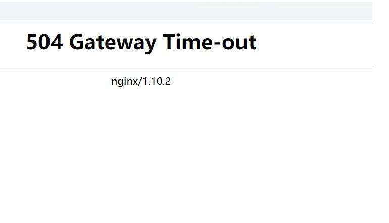 Q: 504 Gateway Timeout错误一定是因为我的网络问题吗？