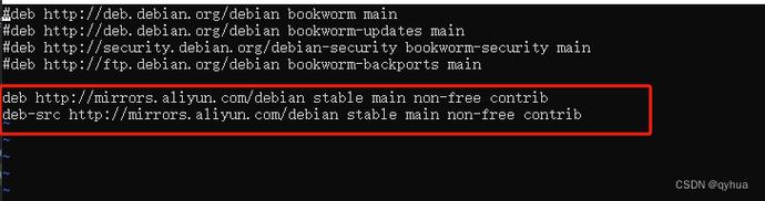    deb-src http://mirrors.aliyun.com/debian/ buster-updates main non-free contrib