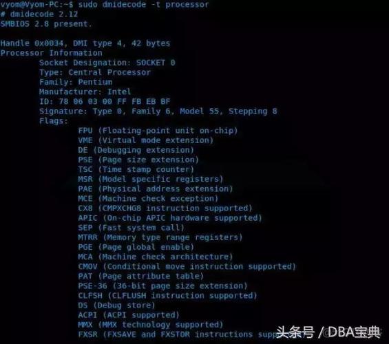 dmidecode是一个在Linux下查看硬件系统桌面管理接口（DMI）内容的工具，DMI信息存储在主板的BIOS或UEFI固件中，这个工具可以显示包括系统制造商、产品名称（即主机型号）、序列号等在内的详细信息。