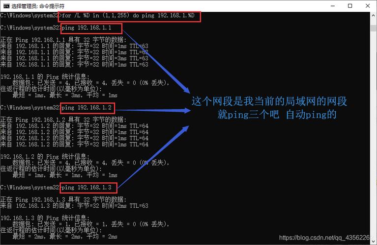    - 通过编写简单的脚本或命令组合，可以实现对一个网段内所有IP地址的批量ping操作，这对于快速定位网络故障点非常有帮助。