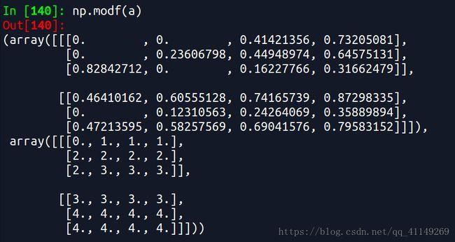 numpy.log2(x)：计算以2为底的对数。