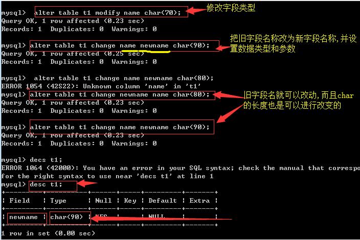 问：如果我在执行修改表名的SQL语句时遇到错误，应该如何处理？