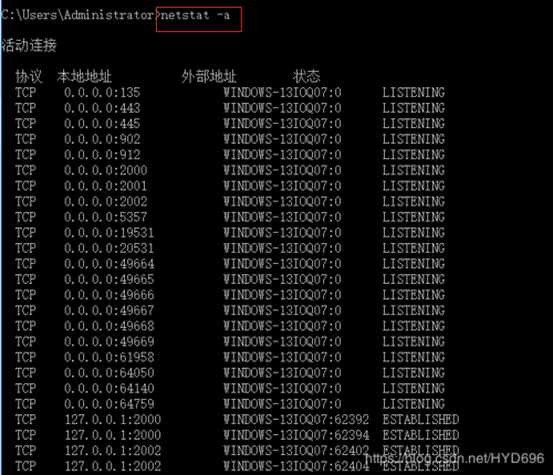 netstat是一个网络统计工具，用于显示网络连接、路由表、接口统计等信息，通过结合grep命令，可以筛选出与Oracle相关的端口。