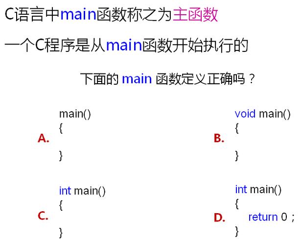 二、为什么使用main函数？