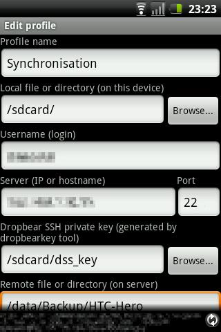 使用rsync**example_folder到backup_folder的命令如下：