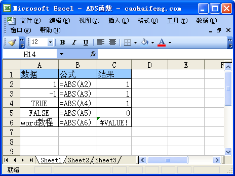 这样，编译器就能识别并使用abs函数了。