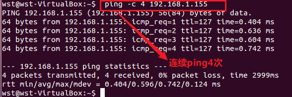 使用Ping命令