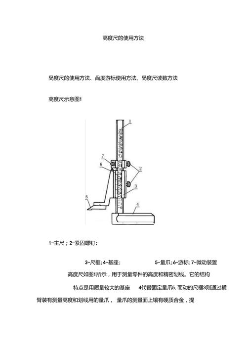 标尺的基本操作