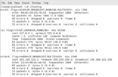 ifconfig是Linux系统中用于配置和显示网络接口信息的经典命令，通过该命令，用户可以查看当前系统中所有网络接口的详细信息，包括IP地址、子网掩码、广播地址等。