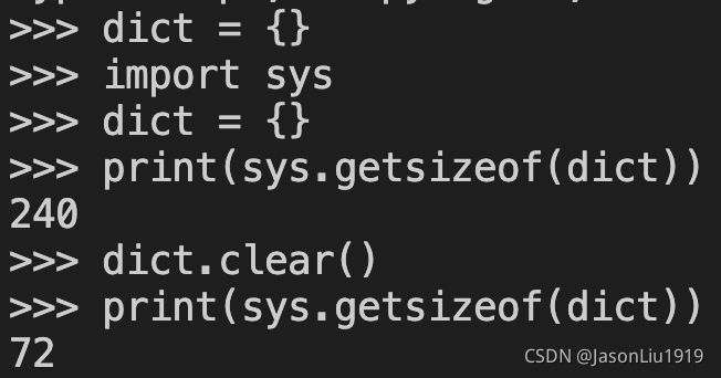 进阶篇：使用sys.getsizeof()和pympler.asizeof