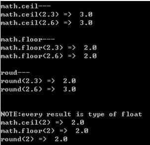 问题3：在Python中，除了floor()，还有哪些函数可以用于取整，并简述它们之间的区别？