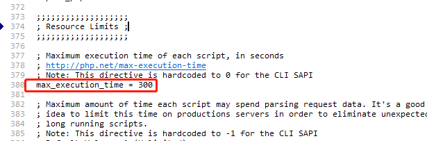 最直接的方法是修改PHP的配置文件php.ini，找到max_execution_time配置项，将其值设置为你期望的秒数，如果你希望脚本可以运行最多60秒，就将其设置为：