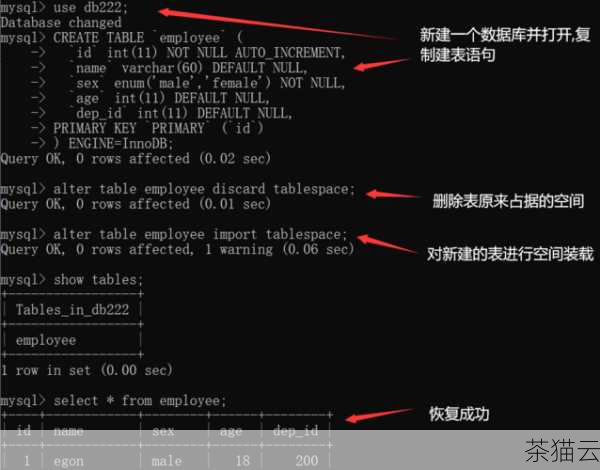 问：如果不能使用 RENAME DATABASE 语句，怎么修改数据库名称？