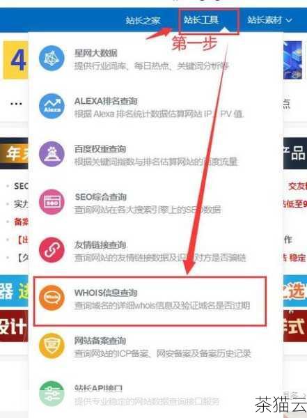 还可以利用 WHOIS 数据库进行查询，WHOIS 是一个用于存储域名注册信息的数据库，通过特定的查询工具可以访问到其中的信息。