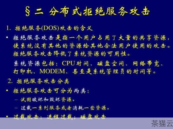 问题三：除了 DoS 攻击，还有哪些常见的网络攻击手段？