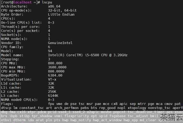 答：在 Linux 系统中，还可以通过查看“/proc/cpuinfo”文件来获取 CPU 的详细信息，包括型号、核心数、线程数等。