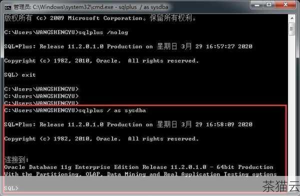 下面为您解答几个与命令行登陆 Oracle 相关的常见问题：