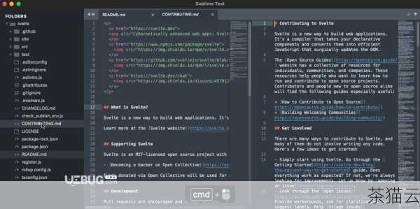 Sublime Text 也是许多开发者钟爱的工具之一，它以其简洁的界面和快速的响应速度而闻名，Sublime Text 同样支持多种编程语言，并且具有优秀的代码编辑功能，比如多行选择、快速跳转等，虽然它本身是一款收费软件，但可以无限期试用，对于个人开发者来说是一个不错的选择。