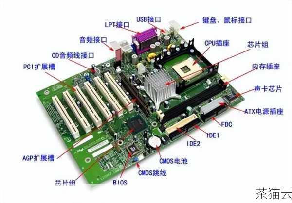 笔记本的主板上还集成了各种芯片和接口，如 CPU、显卡、无线网卡等，这些部件一般不建议非专业人士自行拆卸，以免造成损坏。