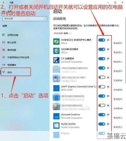 问题三：添加的开机启动项在哪里可以查看和管理？