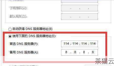 4、在新弹出的窗口中，切换到“DNS”选项卡。