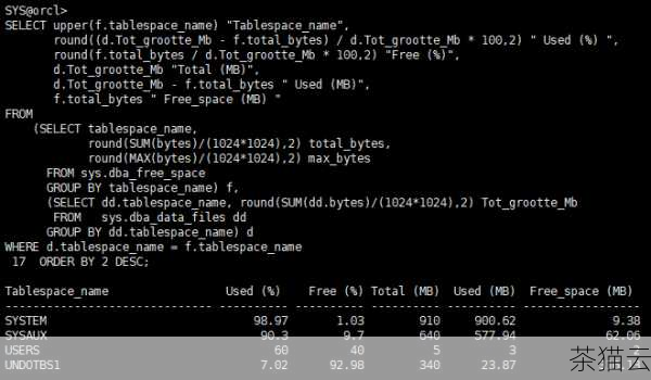 为大家解答几个与《Oracle 怎么查询数据库的存储空间》相关的问题：