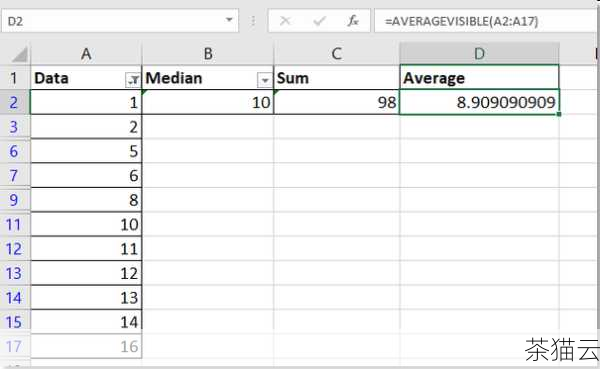 答：不会，Excel 在计算中位数时会将重复值纳入考虑，按照数据的排序来确定中位数。