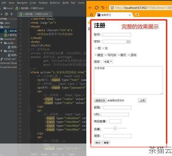 HTML 的表单元素也可以在一定程度上帮助我们隐藏变量，使用“type=